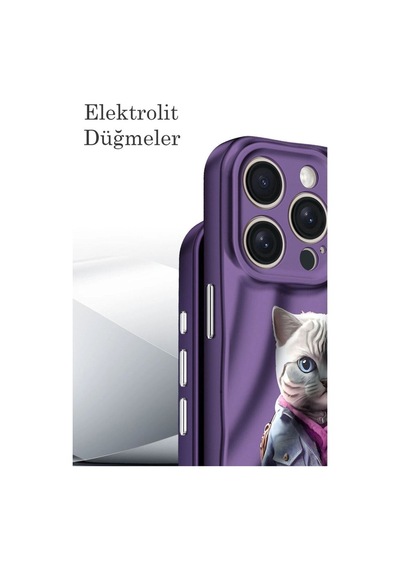 Apple İphone 15 Pro Max Kılıf Crew Desenli Kapak