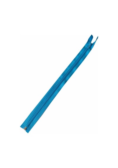 Angel Çanta Aksesuar Turkuaz Renk 40 Cm Plastik Diş Fermuar Fd10