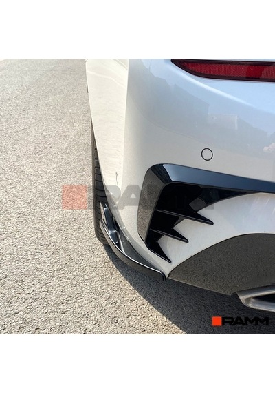 Bmw G20 M Sport Arka Tampon Bıçağı Sağ+sol Abs Parlak Siyah