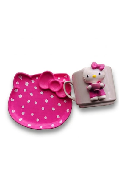 Hello Kitty Bardak Seti Pembe
