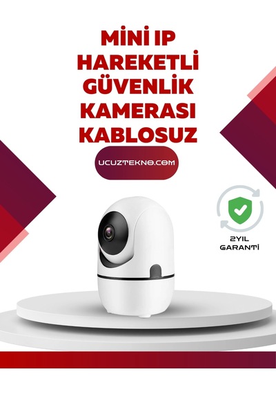 Mey İthalat Full Hd 1080p Kablosuz Güvenlik Kamerası Hareket Takip, Gece Görüşü Ve İki Yönlü Ses Özellikli