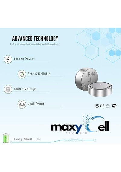 Maxycell 24 Adet Ag13 Lr44 Düğme Pil 1.5 V 24 Adet