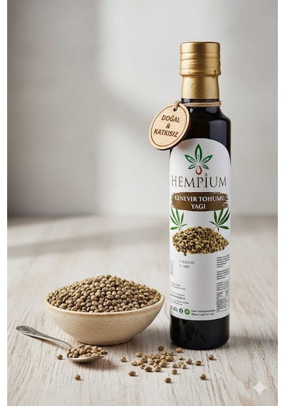 Soğuk Sıkım Kenevir Tohumu Yağı 250 Ml