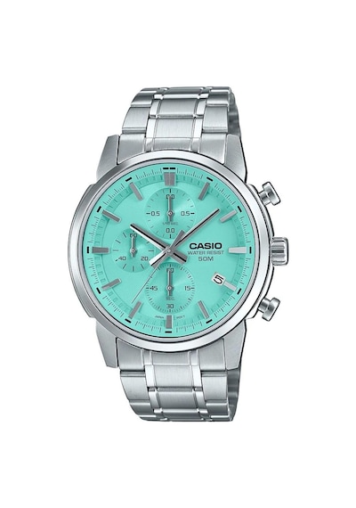 Casıo Mtp-e510d-2avdf Turkuaz Kadran Çelik Erkek Kol Saati