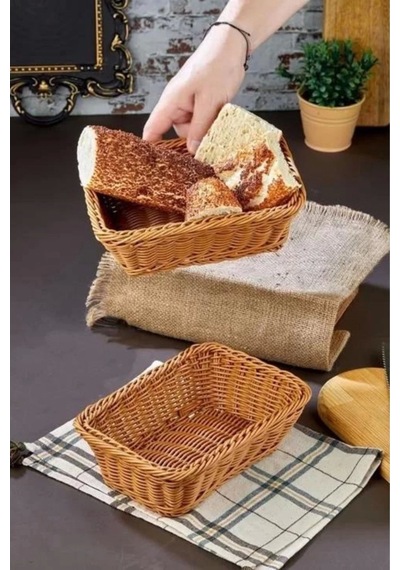 Cooker Yk1449 Ekmek Sepeti 22 Cm Kahverengi