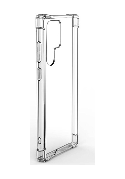 Galaxy Uyumlu S24 Ultra Kılıf Tchs Nitro Anti Shock Silikon - Renksiz Renksiz