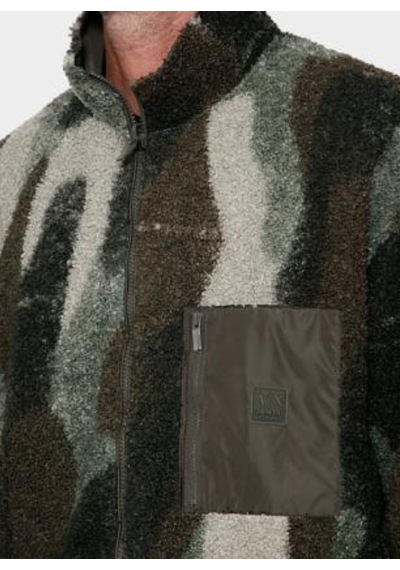 Armani Exchange Haki Erkek Fermuarlı Kamuflaj Ceket 6dzbha Zjngz 5815