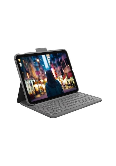 Logitech Slim Folio Apple Uyumlu iPad 10. Nesil Türkçe Klavyeli Kılıf