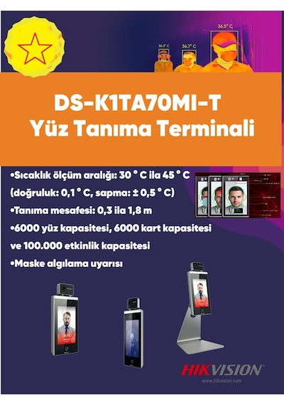Yüz Tanımalı Termal Kamera