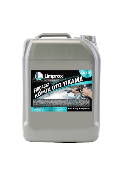 Limprox Fırçasız Oto Yıkama Köpük Şampuanı 20 Kg - 30 Kg Cilalı 20 Kg