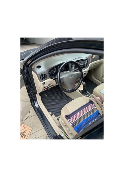 Hyundai Accent Era Premium Yeni Nesil Eva Akıllı Oto Paspas 1. Sınıf A Kalite Siyah