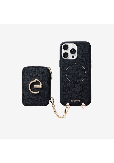 Custype Apple iPhone Uyumlu 16 Pro 4 Parça Magsafe Askılı Telefon Kılıfı Seti Çıkarılabilir Manyetik Cüzdan Ve