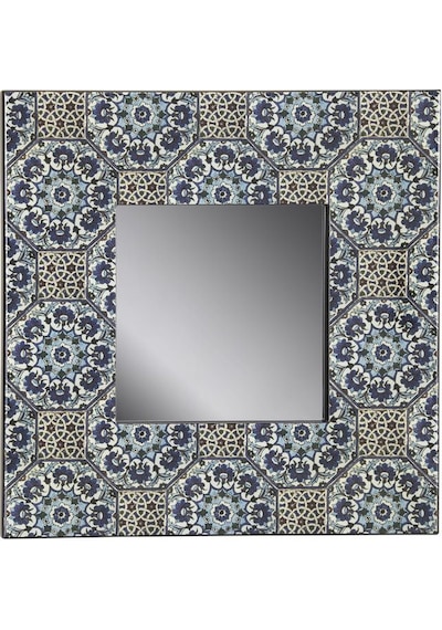 Pasabahce Kütahya Çini Karolu Ayna 30x30 Cm 30x30 Cm - 1 Adet Cok Renkli