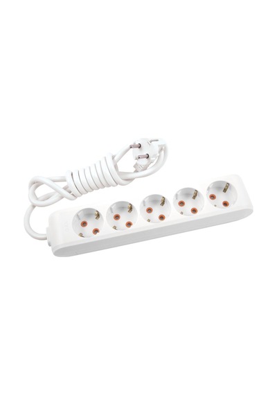 Viko Multi-let Beşli Priz Topraklı Kablolu-2 Metre Klemensli