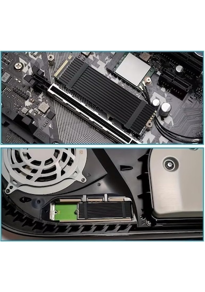 Lexroo 1 Adet M.2 Nvme Ssd Soğutucu - 2280 Ssd İçin 1 Termal Ped Ve 3 Beyaz Bantlı