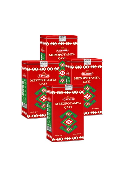 Mezopotamya Çayı 400 Gr. Teneke Kutu 400 Gr. Dörtlü Paket
