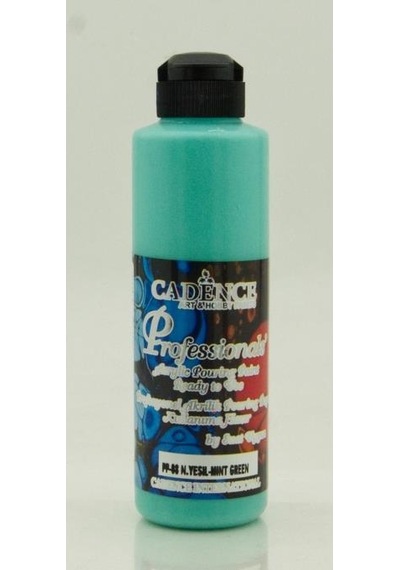 Cadence Profesyonel Hazır Pouring Boya Pp08 N.Yeşil Y 250Ml