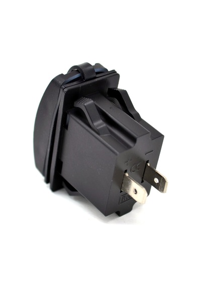 Usb Şarj Port Marine Kırmızı Işıklı Dikdörtgen 12v 24v