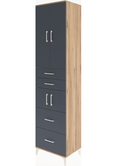 Hyperion Dolap 4 Raflı 4 Çekmeceli 4 Kapaklı 60x44x243 Çam-an... Çam Hyperion Dolap 4 Raflı 4 Çekmeceli 4 Kapaklı 60x44x243 Çam-an... Çam