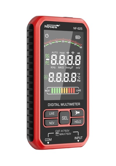 Noyafa Nf-625 Renkli Lcd Ekran Dijital Multimetre