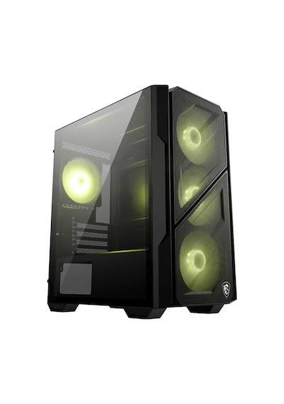 Msi Mag Forge M110r Aırflow Psu Yok 4x12cm Argb Fanlı Siyah Atx Oyuncu Kasası