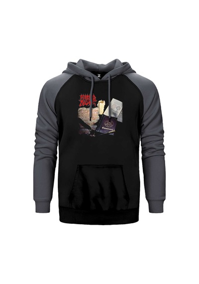 Morbid Angel Covenant Gri Renk Reglan Kol Sweatshirt / Hoodie