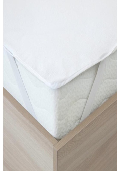 Extra Çift Kişilik Alez 160x200 Cm Sıvı Geçirmez Yatak Koruyucu Alez Köşe Lastikli Beyaz