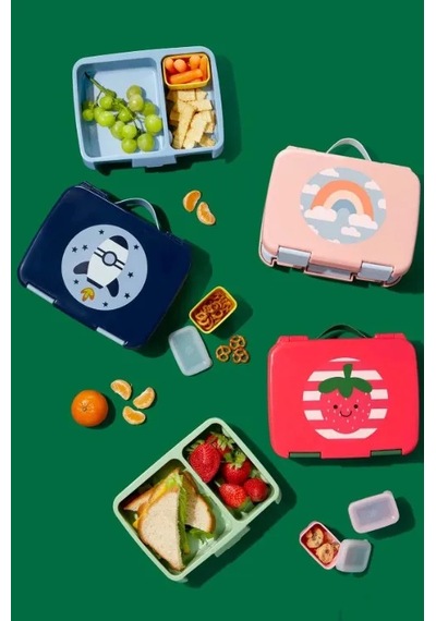 Skip Hop Spark Style Bento Beslenme Kutusu Gökkuşağı Şeffaf