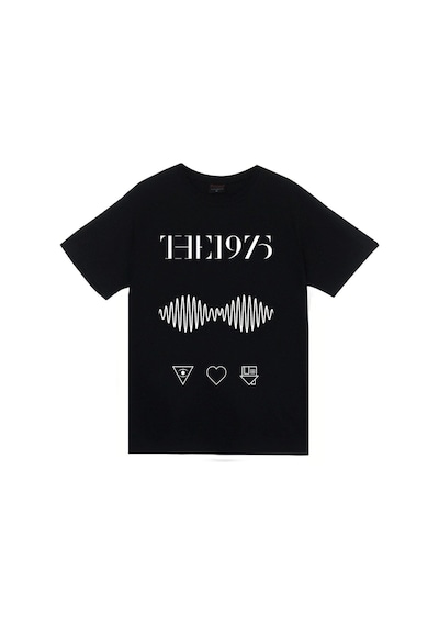 Stoned&Fame The Nbhd , Arctic Monkeys, The 1975 Baskılı T-shirt SIYAH Siyah