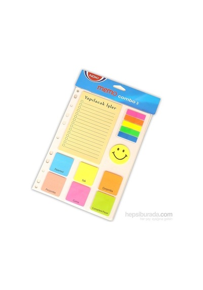 Noki Memo Combo 3 12703 Yapışkan Notluk
