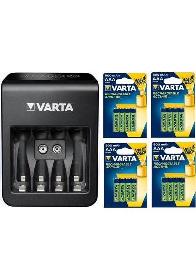 Varta Lcd Plug Plus Şarj Cihazı 16*800 Mah Aaa Şarjlı Pil