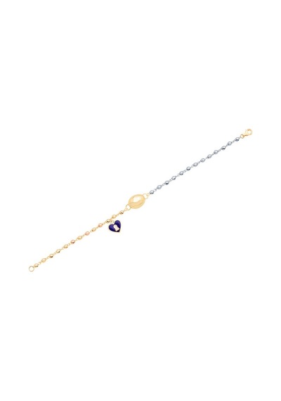 Diamond Line - Gülaylar - Sarı Beyaz Altın 14 Ayar Minik Sallantı Standart N11.21761 Beyaz Altın