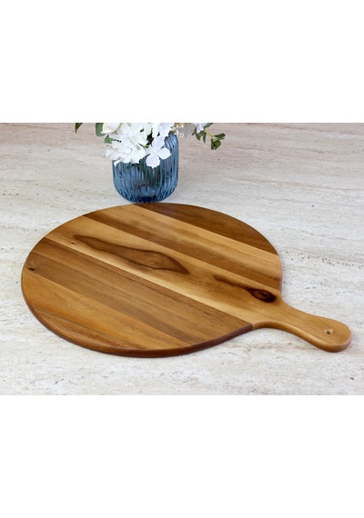 Doğal Akasya Ağacı Yuvarlak Pizza Ve Sunum Tahtası, Saplı Büyük Boy Jumbo Uyumlu Ahşap Şarküteri Tepsisi 42 X 54,5 X 1,5 Cm Doğal Akasya Ağacı Yuvarlak Pizza Ve Sunum Tahtası, Saplı Büyük Boy Jumbo Uyumlu Ahşap Şarküteri Tepsisi 42 X 54,5 X 1,5 Cm