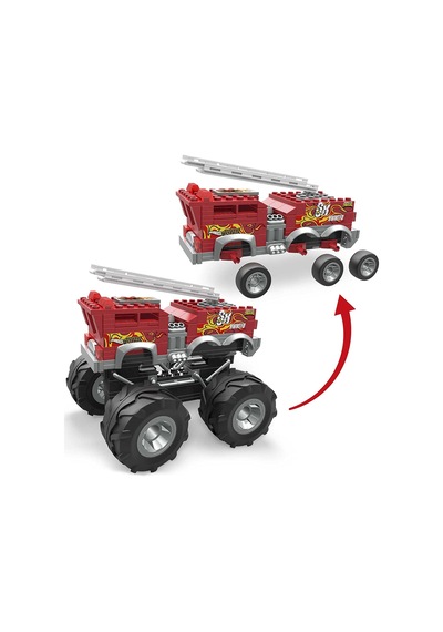 HHD19 MEGA, HW 5-Alarm Monster Truck İtfaiye Aracı, 284 parça, +5