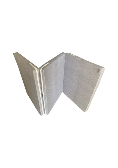 Katlanır Yer Yatağı Sünger Yatak Gri Kırçıllı 80x180 Cm-6 Cm Tek Kişilik