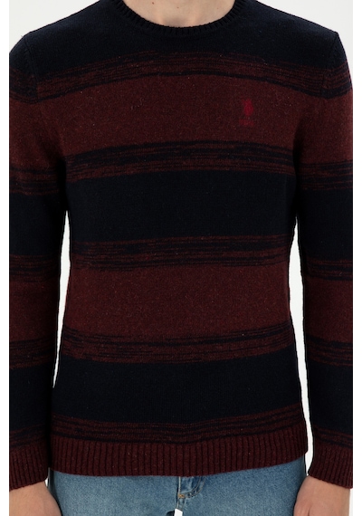 U.S. Polo Assn. Erkek Bordo Kazak 50293115-VR014