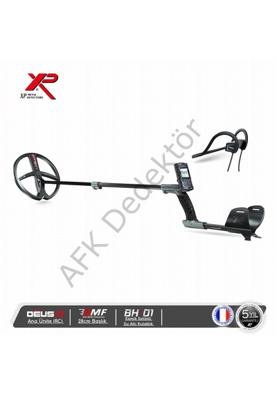 Xp Deus 2 Rc Metal Dedektörü 28 Cm Fmf Başlık + Bh-01 Kemik İletimli Kulaklık Genel Kullanım Ve Su Altı