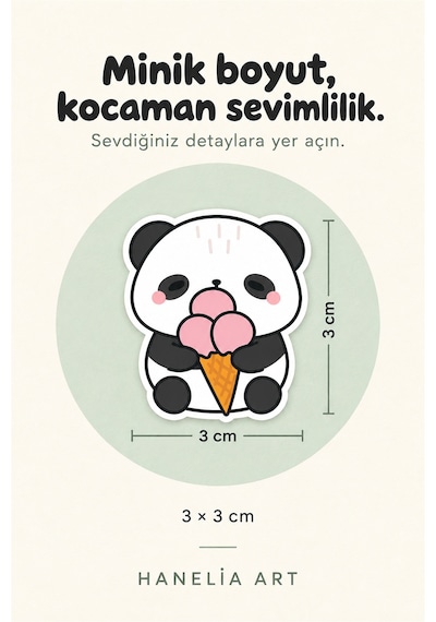 47 Adet Sevimli Hayvan Sticker Seti Çıkartma, Laptop, Telefon, Defter, Ajanda Süsleme Çok Renkli