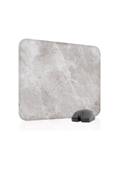 Beyaz Mermer Kaymaz Dikişli Kauçuk Oyuncu Mousepad V4 - 48x40 Xl Gaming Mouse Pad Fare Altlığı