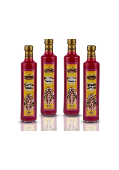 4 Adet Güzellik Sirkesi 4x500 Ml