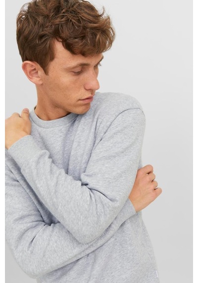Jack & Jones Jjebradley Sweat Crew Noos Gri Melanj 12249341 001