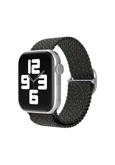 Apple Watch 42mm Star Kordon - Benekli Siyah