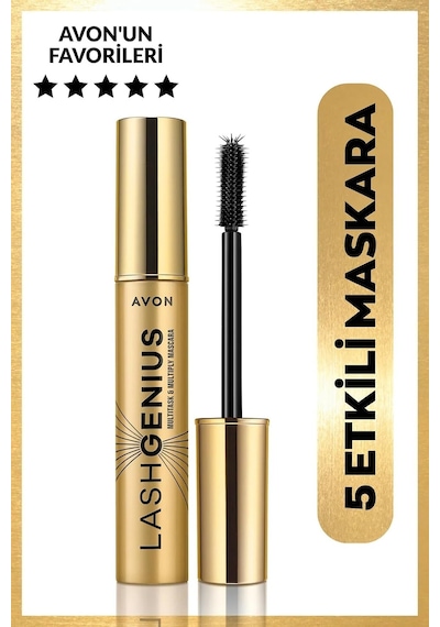 True Lash Genius 5 Etkili Maskara 10 Ml. Brown Black Çok Renkli