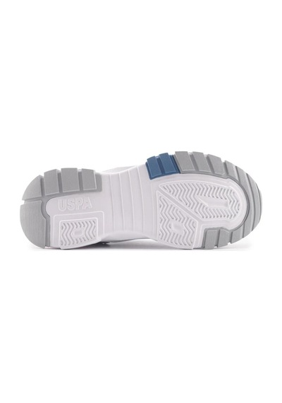 U.s. Polo Assn. Vincent 4fx Erkek Gri-turuncu-mavi Sneaker Ayakkabı-gri Gri