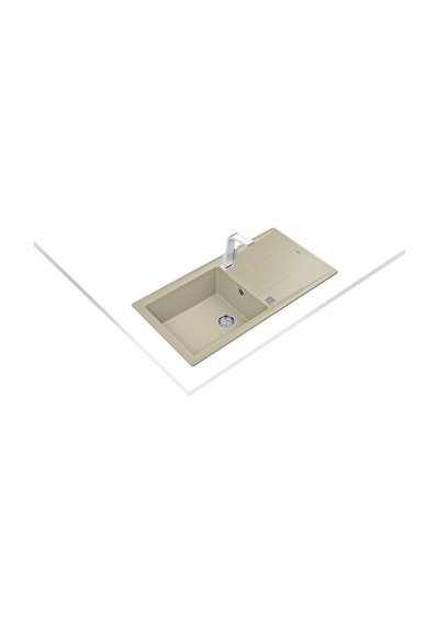 Teka Stone 60 L-Tg Tek Hazneli Tek Damlalıklı Tegranite Eviye - Topasbeige - 115330011