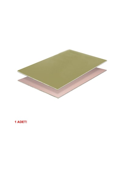 20x30cm Tek Yüz Bakır Plaket Pcb Elektronik Baskı Devre Prototip Test Deney Deneme Kartı Fr4 Levha