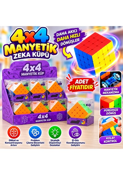 S'82 4x4 Magic Start Manyetik Küp Adet Fiyatıdır Bzs82 Standart