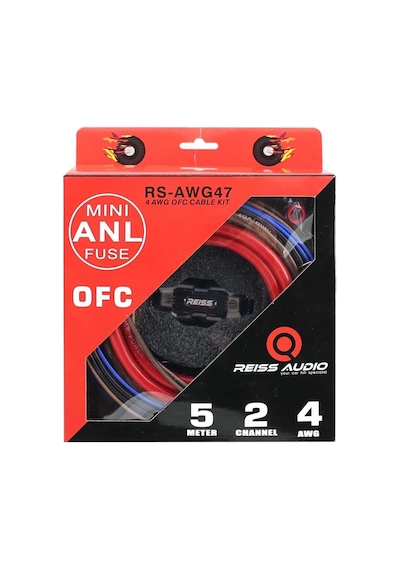 Reıss Audıo Rs-awg47 Oto Anfi Kablo Seti 4ga