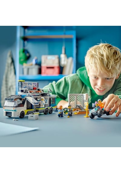 LEGO® City Polis Mobil Suç Laboratuvarı Kamyonu 60418 7+ Yaratıcı Oyuncak Yapım Seti - 674 Parça