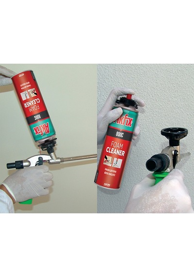 Akfix 800C Köpük Tabancası Temizleme Spreyi Temizleyici 500 Ml (464949172) Çok Renkli